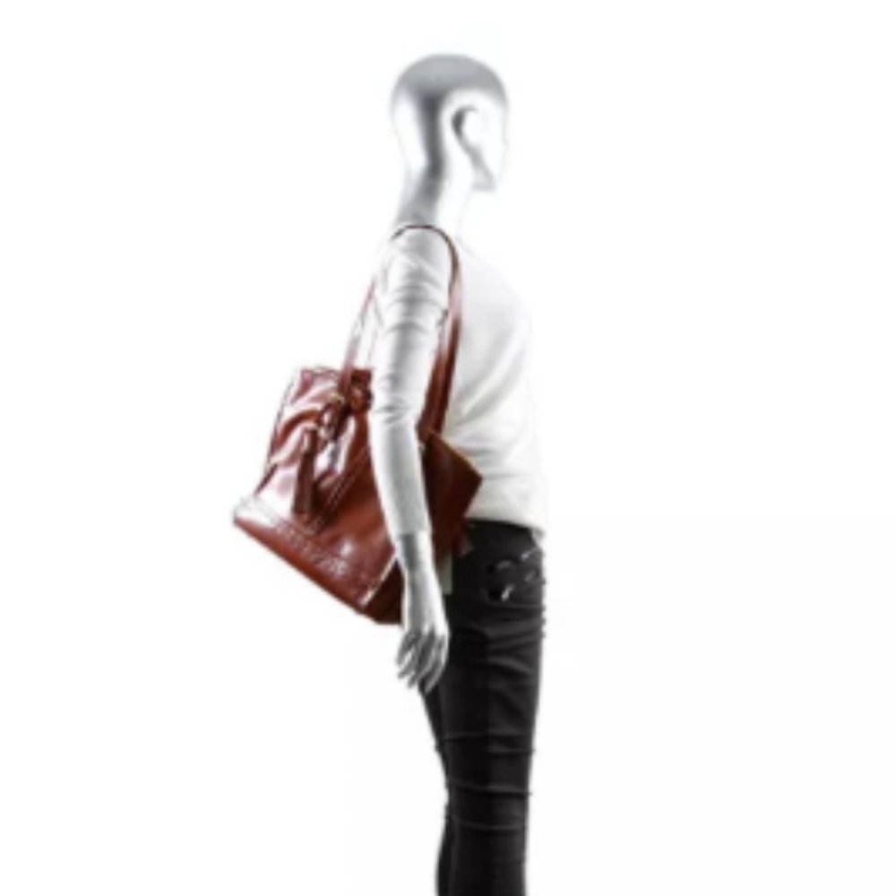 HADAKI Braided Leather Tote - Picture 4 of 6